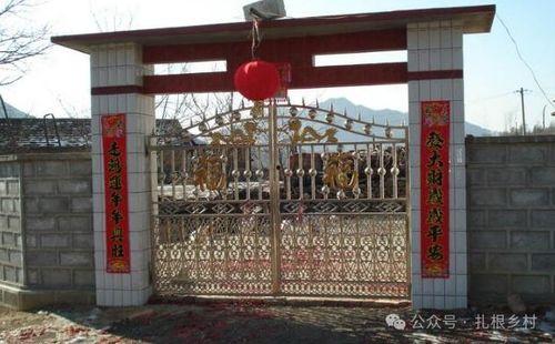 农村大门图片,农村大门的独特魅力