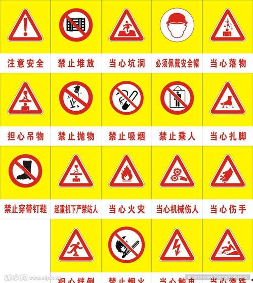 安全标志图片大全,全面解析各类安全标识