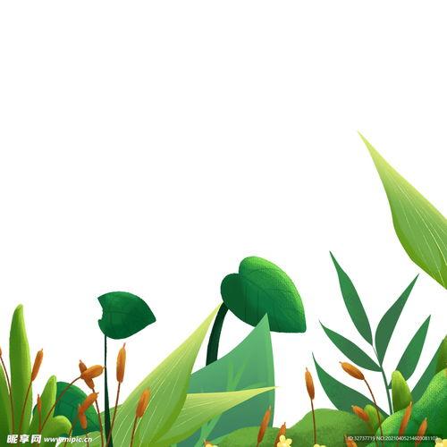 卡通植物图片大全可爱,萌动心扉的可爱画卷