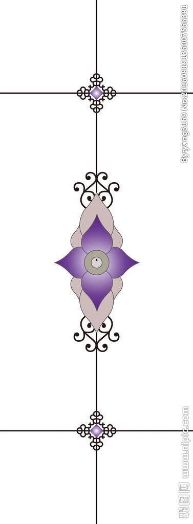 玻璃门花图片大全,古典与现代的完美融合