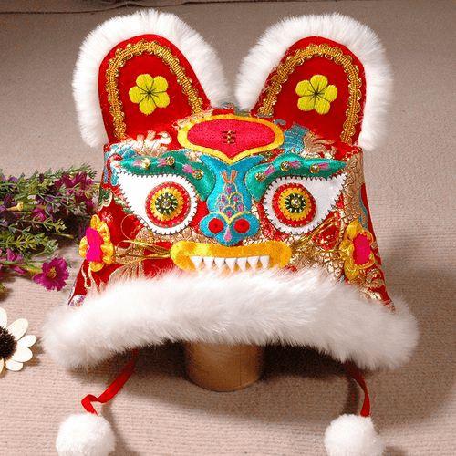 虎头帽图片,传统韵味与现代时尚的完美融合